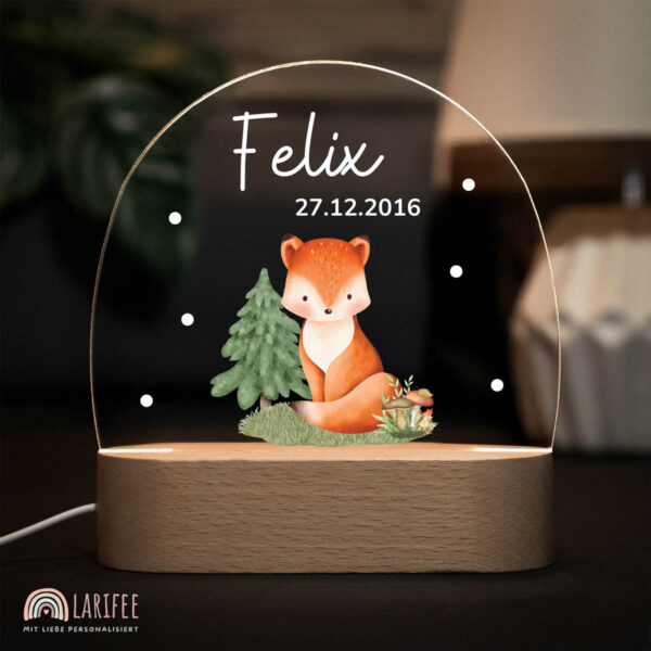 Nachtlicht mit Design - Fuchs