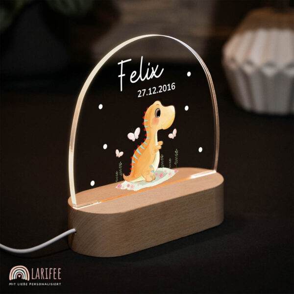 Nachtlicht mit Design - Dino – Bild 2